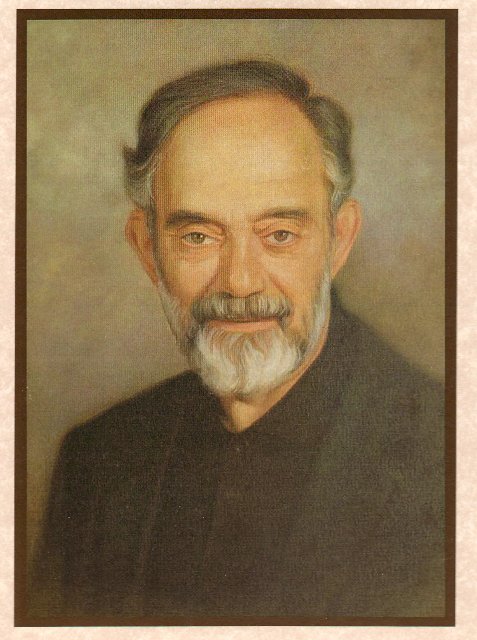 Părintele Ioannis Romanidis, pictura de Nick Kalaitzi (http://nikos-kalatzis.com)
