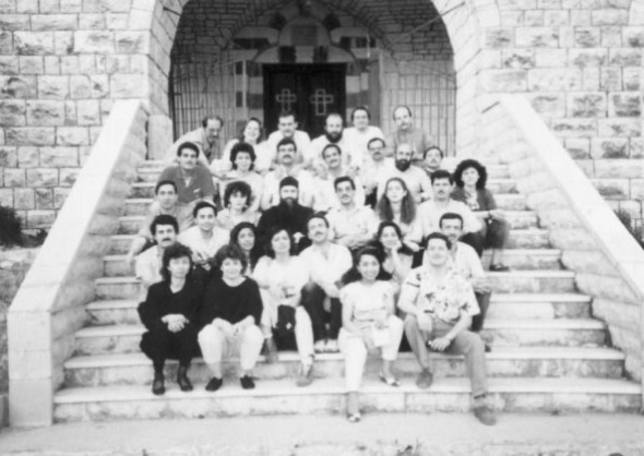 La Sfânta Mănăstire a Sfântului Gheorghe din Valea Creștinilor, cu tineri intelectuali creștini (1988) 